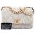 Chanel Brown Medium Tweed 19 Flap Marrom Bege - vista 7