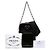 Pochette pour téléphone Prada en cuir brossé noir mini - vue 7
