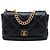Chanel Black Maxi Lambskin 19 Flap Schwarz