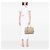 Prada Beige Vitello Daino Convertible Tote mit Doppelreißverschluss - Ansicht 5