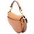 Borsa Saddle Dior in micro pelle di capra marrone - vista 2