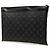 Louis Vuitton Black Monogram Eclipse Discovery Pochette GM Preto - vista 2