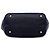 Bolsa Satchel Prada em Tessuto com acabamentos em couro de bezerro macio preto - vista 3