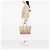 Borsa Tote Chanel Beige Large Bicolor Canvas Sports Ligne - vista 8