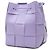 Borsa secchiello Bottega Veneta Small Nappa Maxi Intrecciato Cassette Viola Porpora Lavanda - vista 2