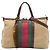 Sac à main Gucci Rania Medium Canvas Web Beige avec poignée supérieure