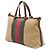 Sac à main Gucci Rania Medium Canvas Web Beige avec poignée supérieure - vue 2