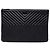 Chanel Black Large Diagonal Chevron Lambskin So Black Reissue 2.55 O Case Clutch Negro