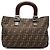 Fendi Brown Zucca Canvas Handtasche Braun