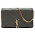 Autre Marque Saint Laurent Portafoglio con catena Becky in pelle di agnello marrone Cachi