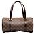 Louis Vuitton Brown Damier Ebene Papillon 30 Marrone