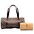 Louis Vuitton Brown Damier Ebene Papillon 30 Marrone - vista 7