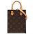 Louis Vuitton Brown Monogram Petit Sac Plat Marrom