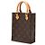 Louis Vuitton Brown Monogram Petit Sac Plat Marrom - vista 2