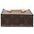 Louis Vuitton Brown Monogram Petit Sac Plat Marrom - vista 3
