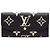 Louis Vuitton Black Bicolor Monogram Empreinte Giant Emilie Wallet