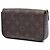 Louis Vuitton Brown Monogram Felicie Strap And Go Marrom - vista 2
