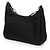 Prada Black Re Nylon Brushed Leather Front Pocket Hobo - view 2