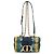 Bolsa Dior Caro Small em denim verde tie dye Cannage