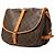 Louis Vuitton Brown Monogram Saumur 35 Castaño - vista 2