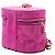 Sac Vanity Chanel en daim matelassé violet avec pompon - vue 2