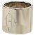 Ring Anillo para pañuelo Hermès H Diamant chapado en paladio plateado Plata - vista 2