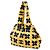 Sac à main Chanel Yellow CC Printed Canvas Floral Frame Jaune - vue 2