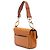 Chloé Small Spazzolato Sfumato C Double Carry Satchel Handtasche Braun - Ansicht 2