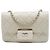 Chanel White Mini Sheepskin Beauty Lock Flap Blanco Crudo