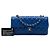 Chanel Blue Classic Caviar East West Single Flap Blau - Ansicht 7