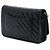 Portafoglio Chanel Black CC Chevron Lambskin Wallet On Chain Nero - vista 2