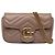Borsa a tracolla Gucci Brown Mini GG Marmont Matelasse Leather Flap Marrone