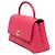 Coco Handle Borsa Chanel Coco Top Handle Small in pelle caviar matelassé rosa - vista 2
