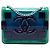 Chanel Green Mini Ombre Acrylic and Patent Boy Brick Flap Verde