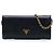 Prada Black Saffiano Wallet On Chain