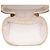 Estojo de Maquilhagem Chanel White Mini CC Quilted Caviar Chain Zip Around Vanity Case Branco Cru - vista 4