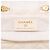 Estojo de Maquilhagem Chanel White Mini CC Quilted Caviar Chain Zip Around Vanity Case Branco Cru - vista 5
