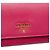 Portefeuille à chaîne Prada en Saffiano rose - vue 5