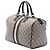 Sac Boston Gucci Beige Medium GG Supreme Joy Web - vue 2