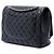 Chanel Black Maxi Classic Caviar Double Flap Preto - vista 2