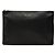 Autre Marque Clutch de piel negra con cremallera Saint Laurent Negro