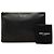 Autre Marque Clutch de piel negra con cremallera Saint Laurent Negro - vista 7