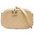 Bolsa Chanel Coco Boy Camera Small em pele de cordeiro acolchoada dourada Dourado