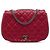 Chanel Red Medium Quilted Caviar Casual Pocket Flap Rosso