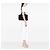 Prada Black Canvas Canapa Logo Tote Schwarz - Ansicht 6