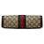 Gucci Beige Small GG Supreme Web Ophidia Chain Crossbody - vista 3