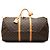 Louis Vuitton Brown Monogram Keepall 60 Marrone