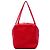 Borsa a tracolla Bottega Veneta Cube in Nappa Intrecciato rossa Rosso