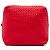 Borsa a tracolla Bottega Veneta Cube in Nappa Intrecciato rossa Rosso - vista 3