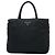 Bolso Tote Prada de Tessuto Negro
